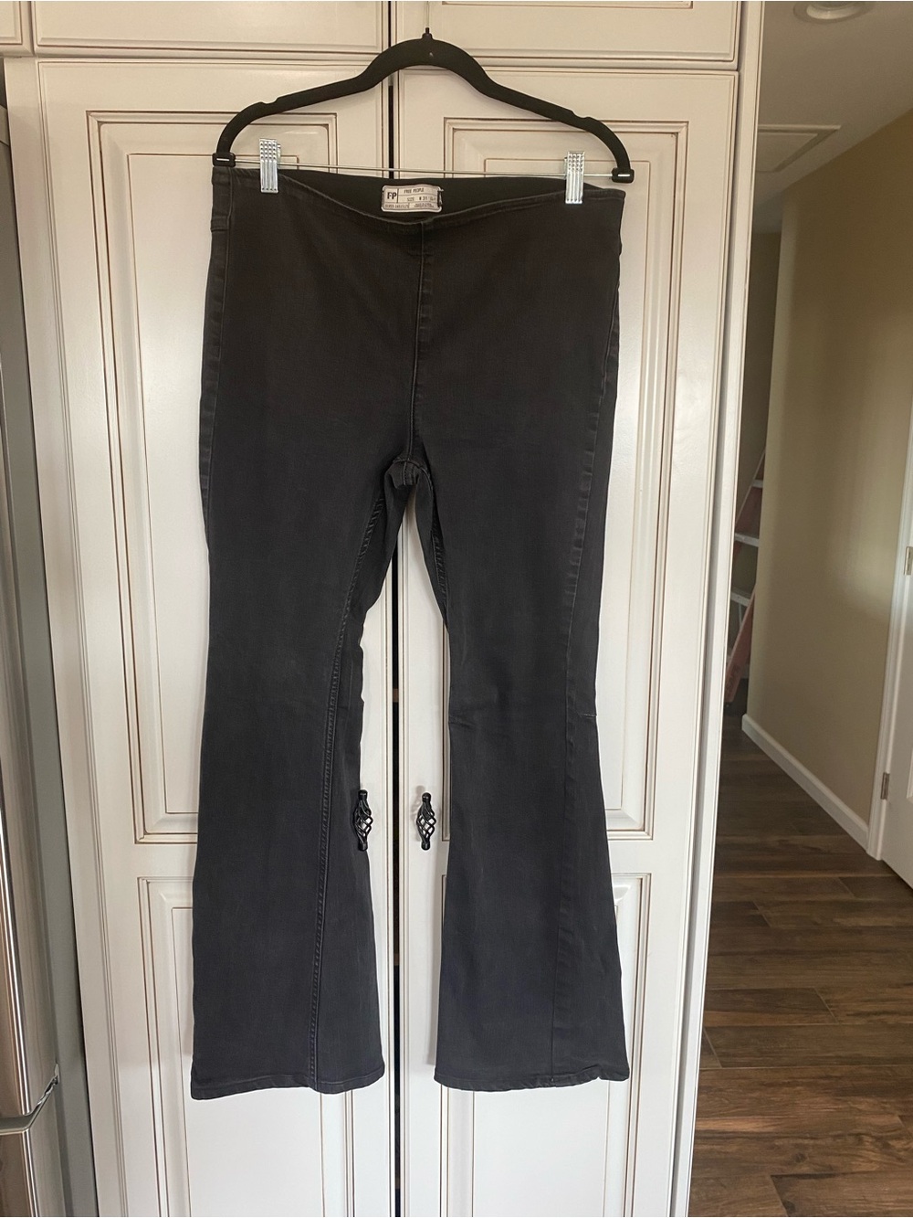 Free People Black Flare Jeans